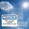 Signmission Fire Escape Ladder Keep Area Clear OSHA Notice Sign, Vinyl Decal, 10in W x 7in L, 2PK OS-2PACK-NS-D-710-L-12580 - alternate 5